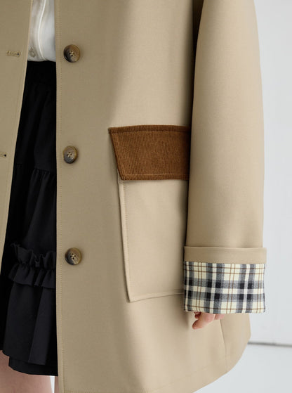 Patchwork -Trenchcoat