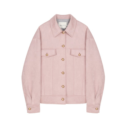 Imitation Suede Jacket