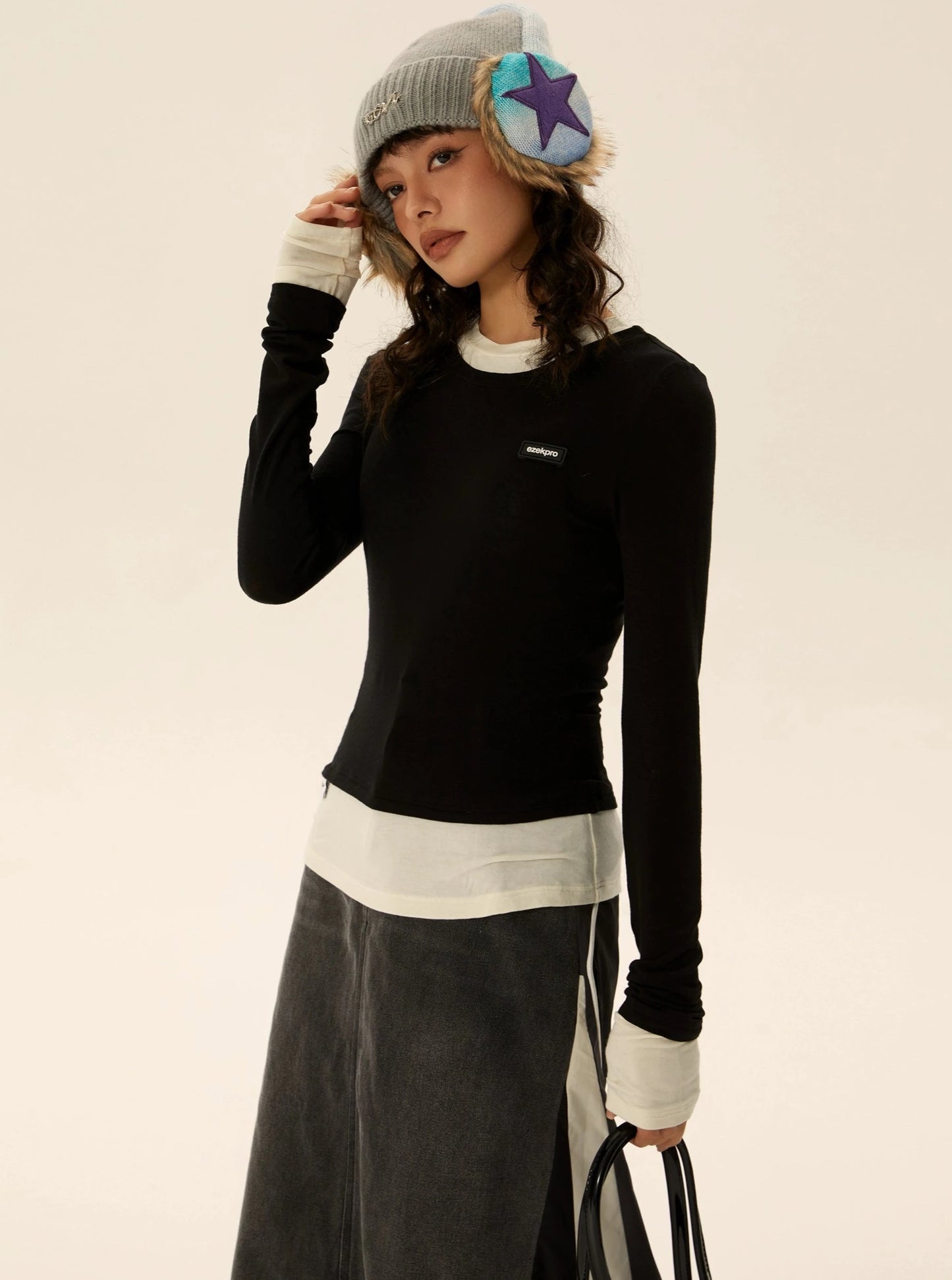 Long Sleeve Loose Casual T-shirt