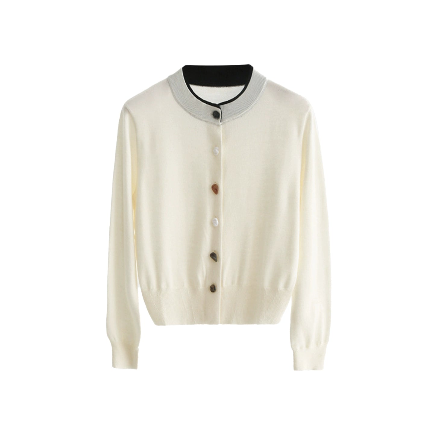 Premium Wool Slim Cardigan Sweater