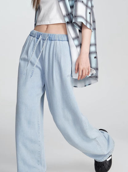 Cool Drape Denim Pants