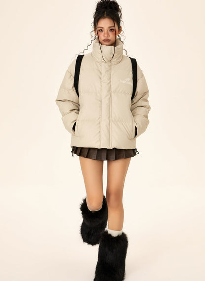 Long-sleeved Loose Down Jacket