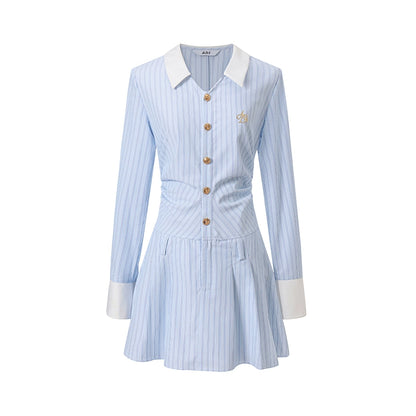 Temperament Striped Commuter Dress