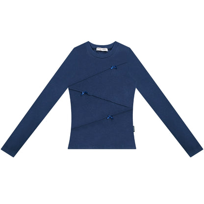 Slim Fit Retro Bow T-Shirt