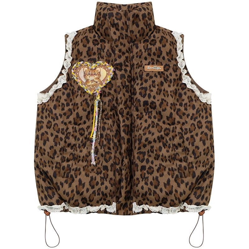 Autumn Leopard Lace Jacket