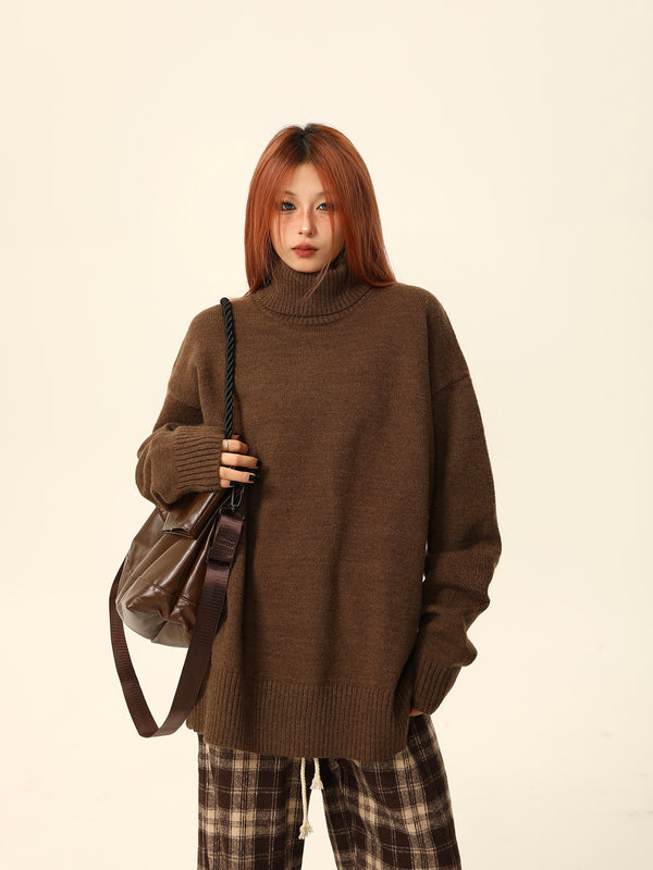 Turtleneck versatile base knit underneath Sweater