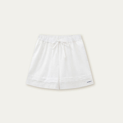 Cozy Embroidered Summer Shorts