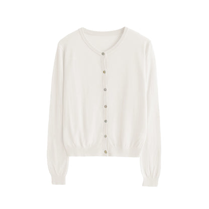 Linen Knitted Cardigan Set