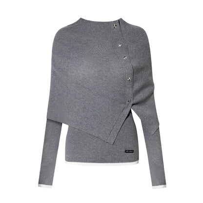 Wool Color-Block Top Set