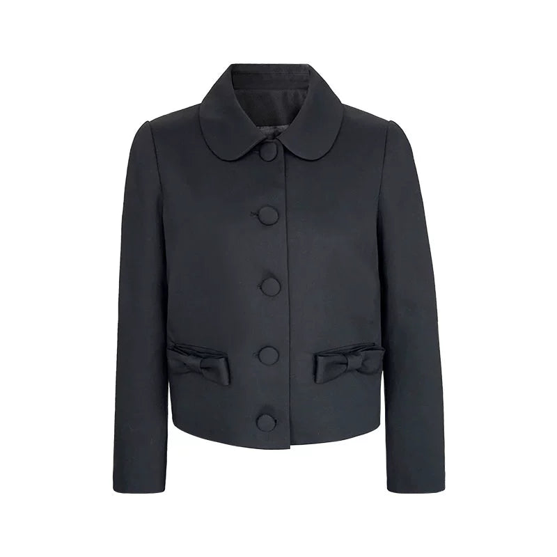 Elastic Pleated Skirt Suit Set-Up