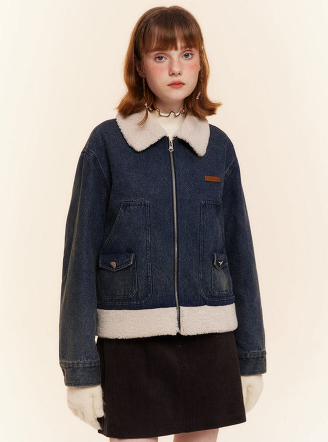 Amerikanische Retro -Denimjacke