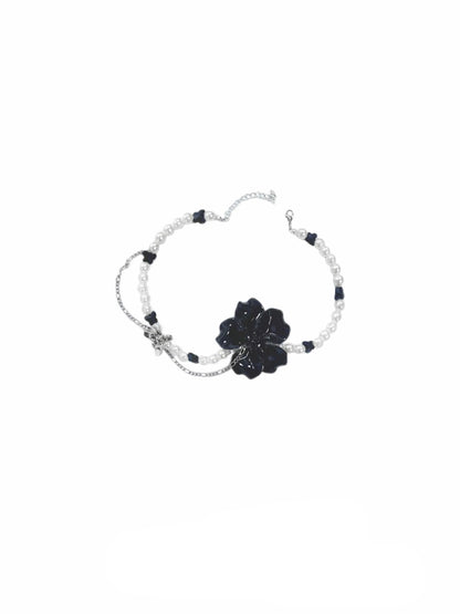 Fragileheart Fragile Store - Twilight Honey Original schwarze Rose Perlenkette Sweet Cool Custom Choker