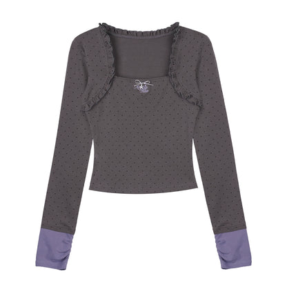 Sweet Vintage Crop Shirt