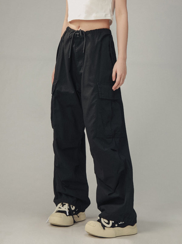 Retro Gray Cargo Pants