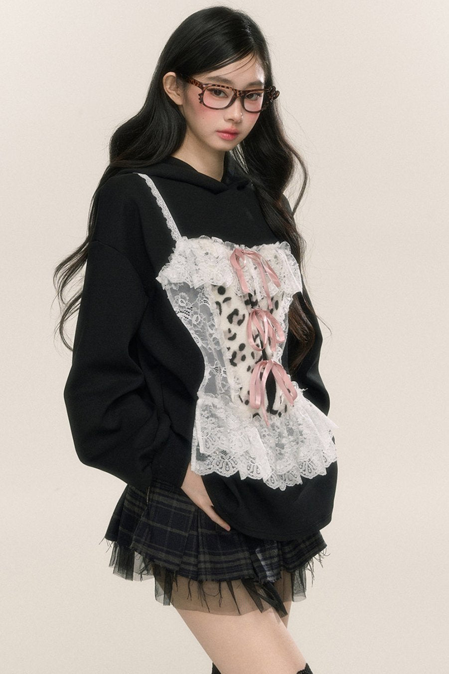 [On sale at 20 o'clock on September 26th] less eyes fall into Paris loose sweet cool lazy hooded sweatshirt women's early autumn