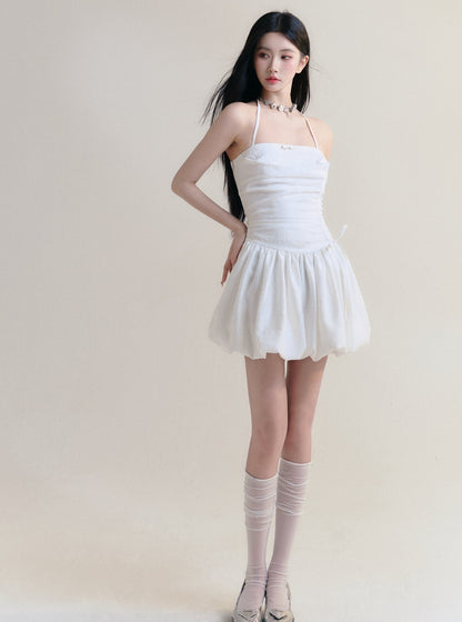 [Spot] fragile store - moonlight little dance pure desire wind halterneck suspender tutu sweet date dress