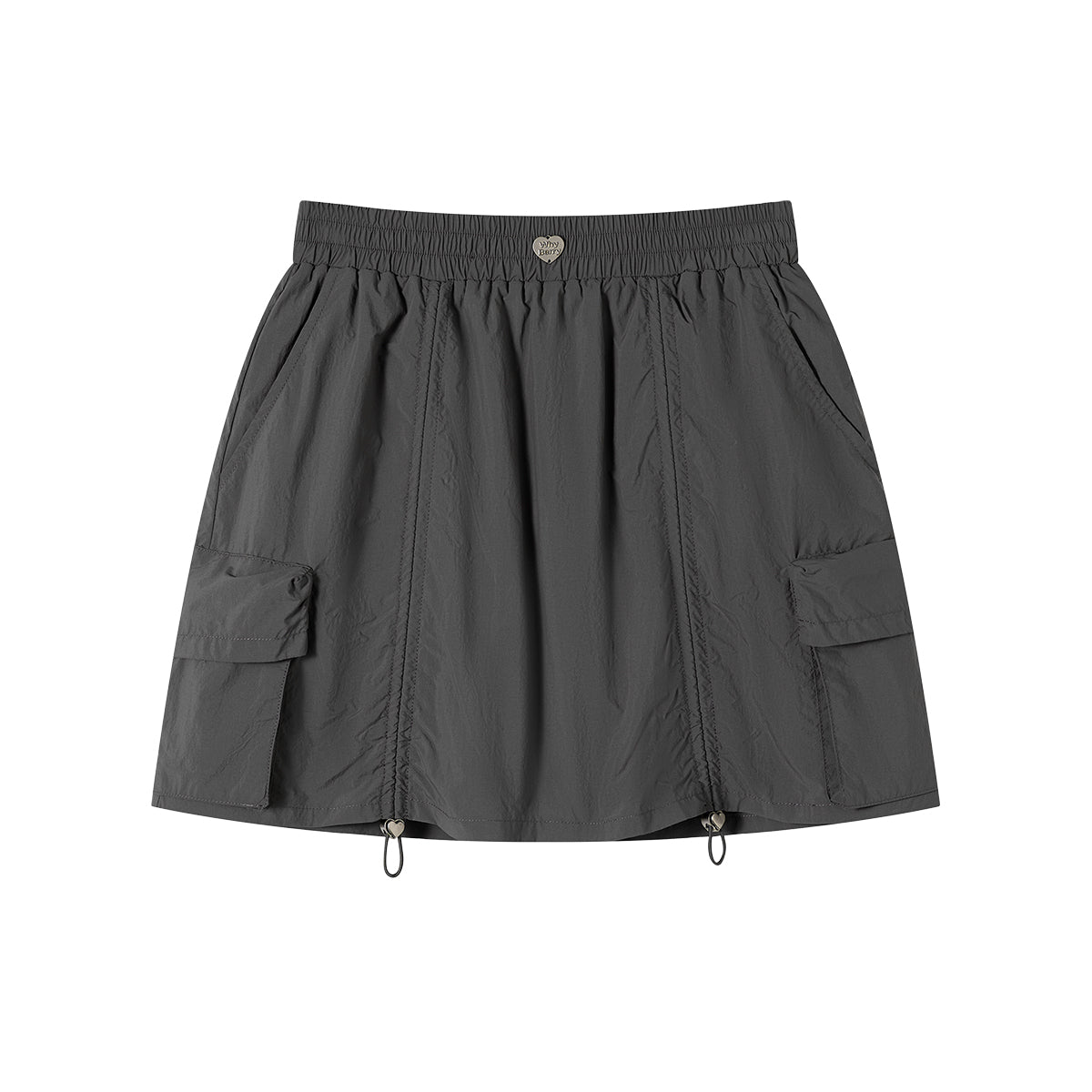 Pockets Halter Neck Work Skirt