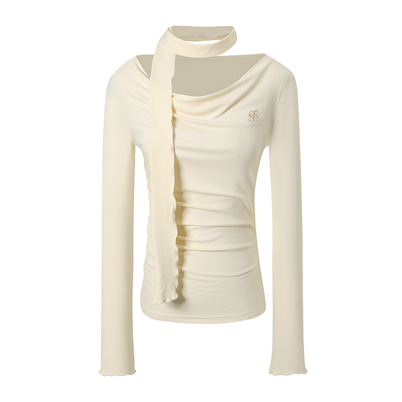 Bottom Long Sleeve Niche Premium Neck Top