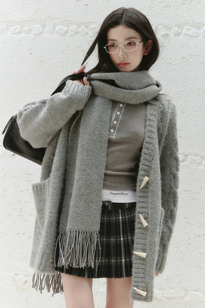 Intellectual Gray Collegiate Coat