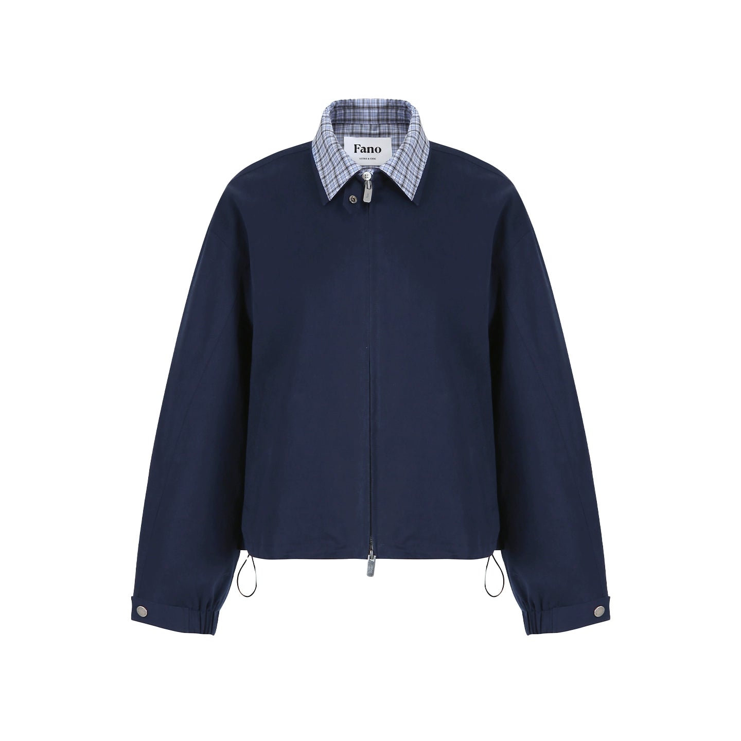 Autumn Check Cropped Jacket