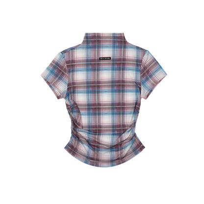 Retro Plaid Summer T-Shirt