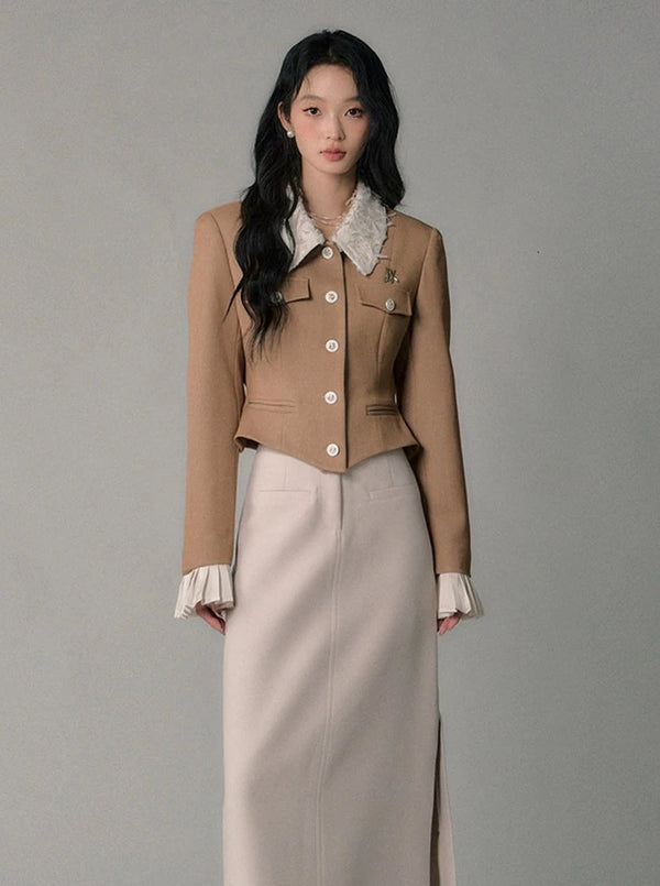 Original commuter style short jacket