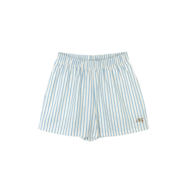 Embroidered Striped Suit Set