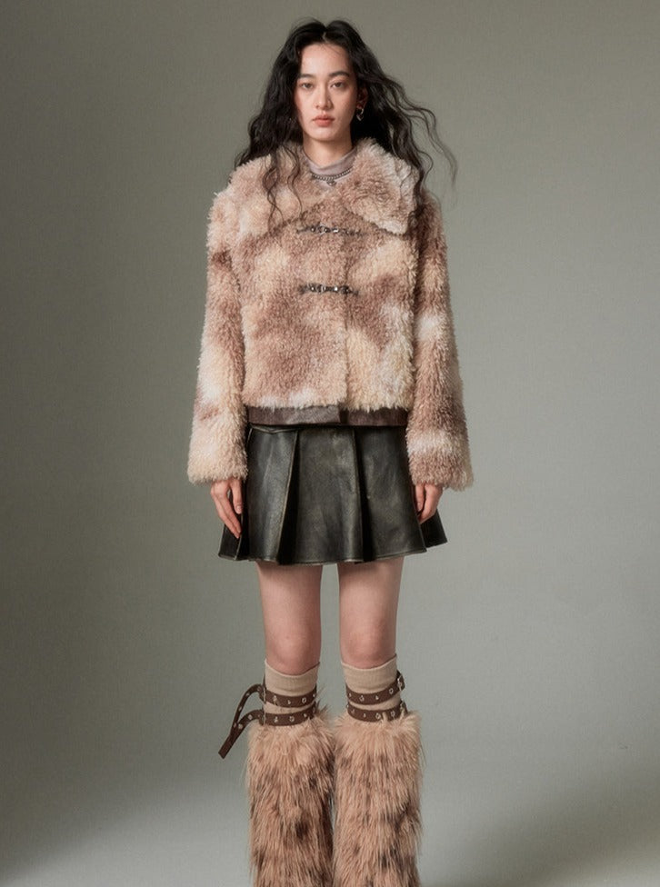 LAMB ROLL FUR JACKET