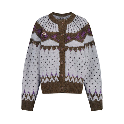 Fair Isle Sweater Jacket