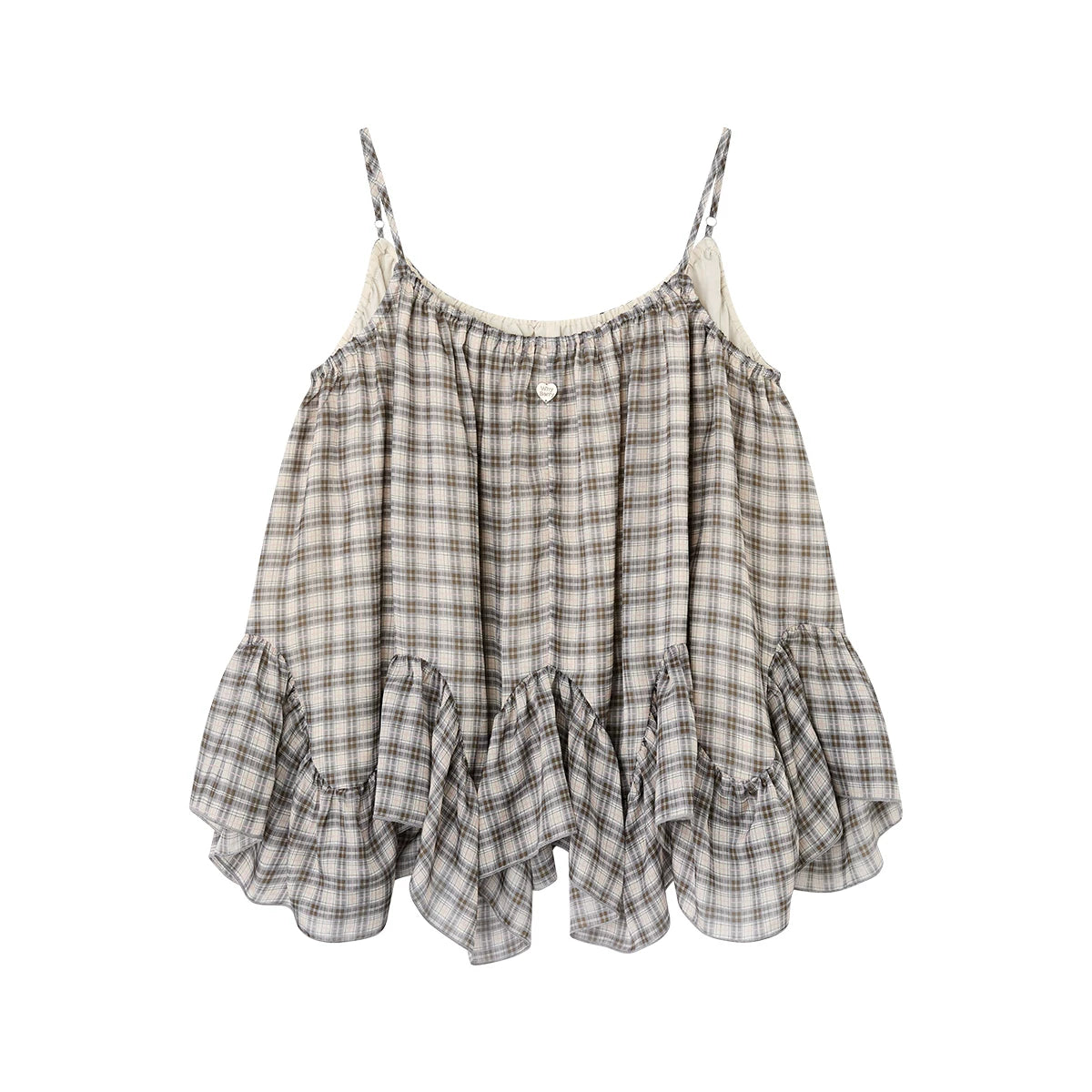 Wild Strawberry Plaid Camisole Top