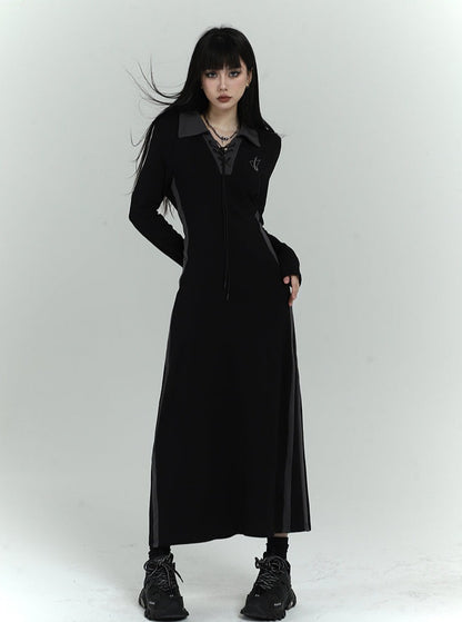 Ghost Girl Black Long Skirt Dress