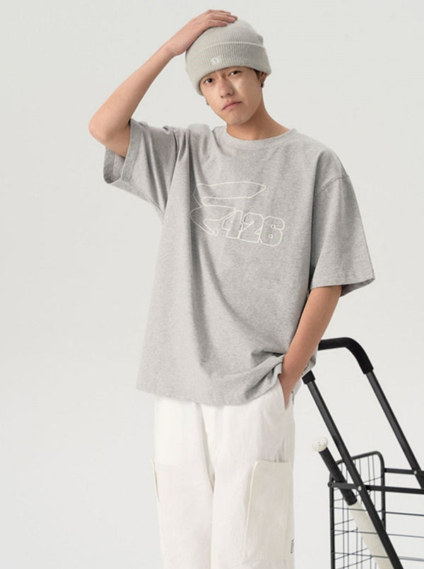 American Braided Short-Sleeved T-Shirt