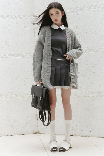 Intellectual Gray Collegiate Coat