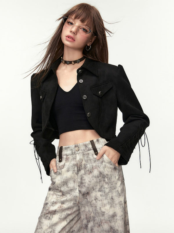 American Retro High-End Short Jacket