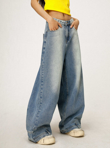 Unisex Loose Straight-Leg Pants