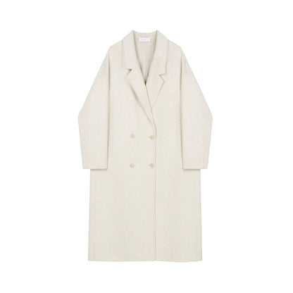 small medium-length woolen coat