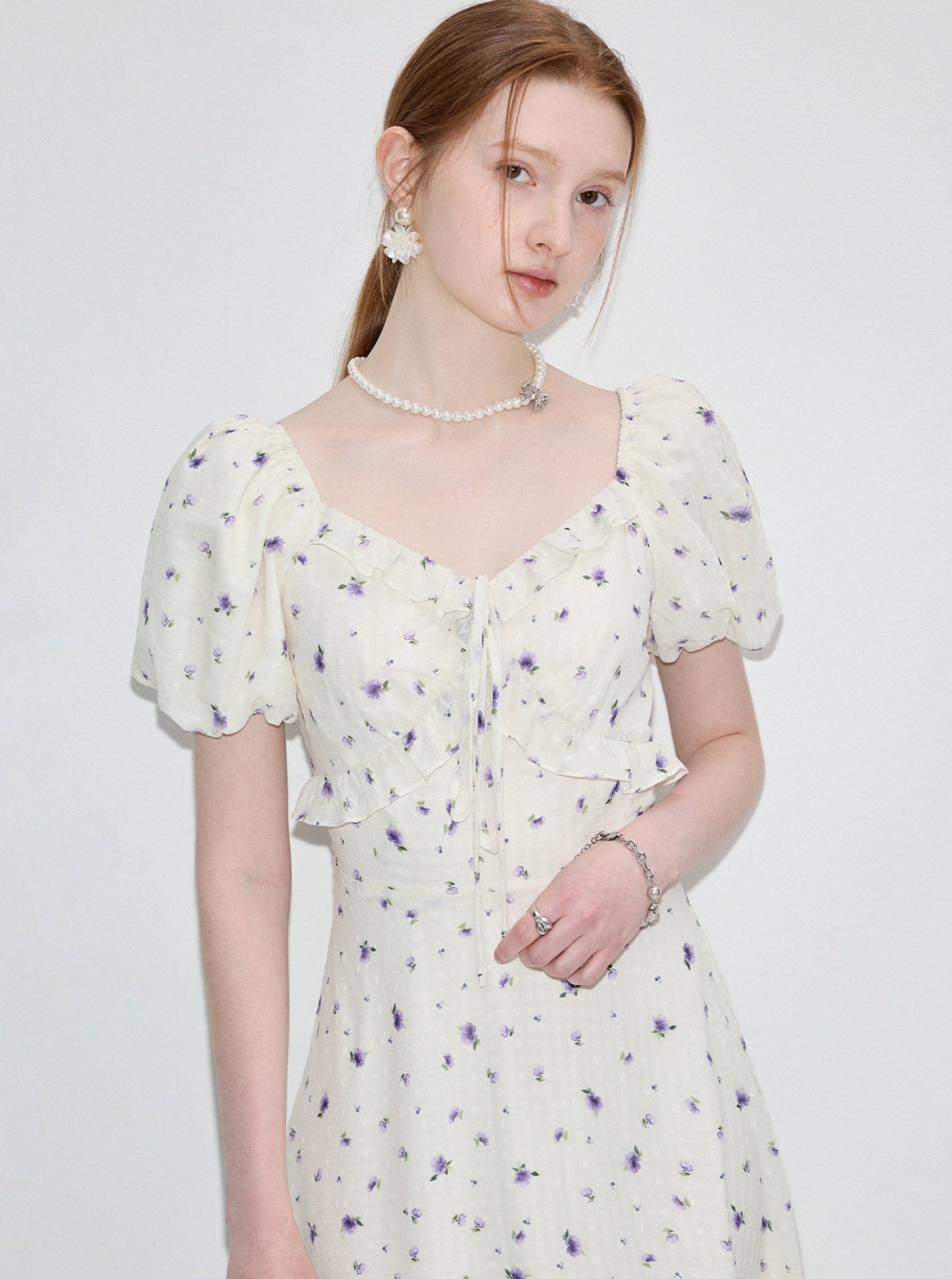 Floral Short Sleeve Dress