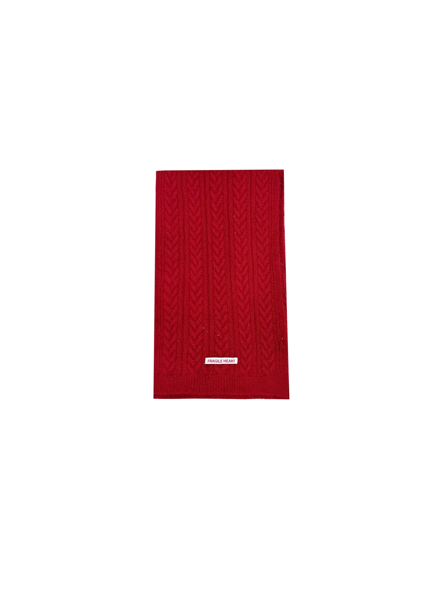 Vintage Wool Blend Knitted Scarf