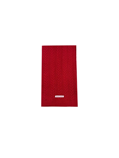 Vintage Wool Blend Knitted Scarf