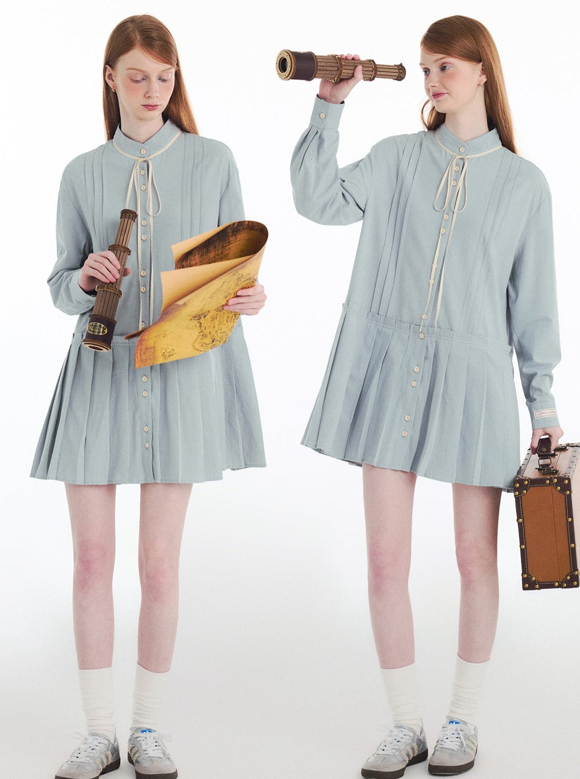 Late Summer Letter Shirt Dress