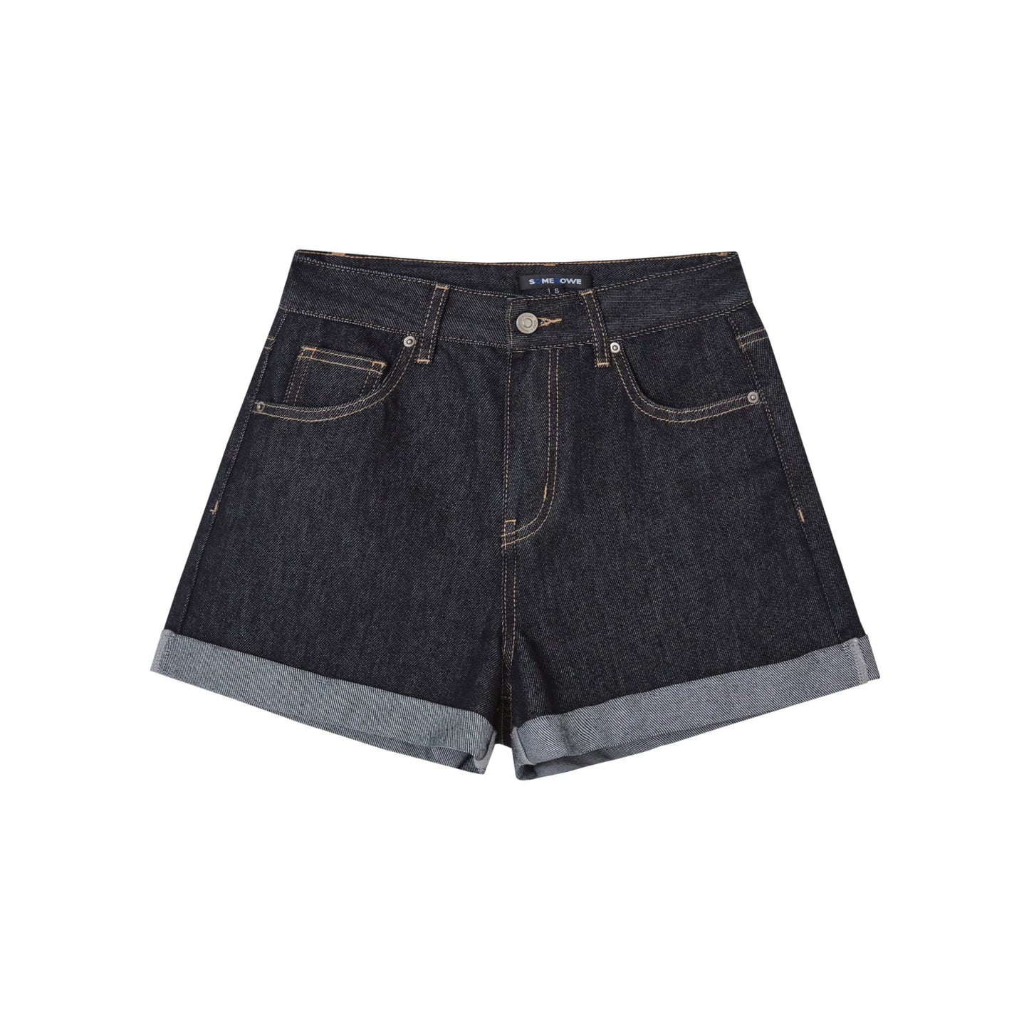 Summer Womens Wide-Leg Denim Shorts