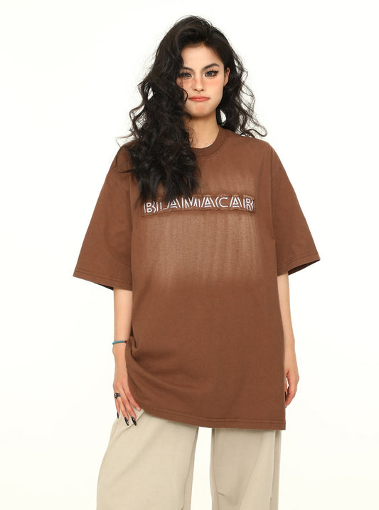 Maillard Brown Short Sleeve Top