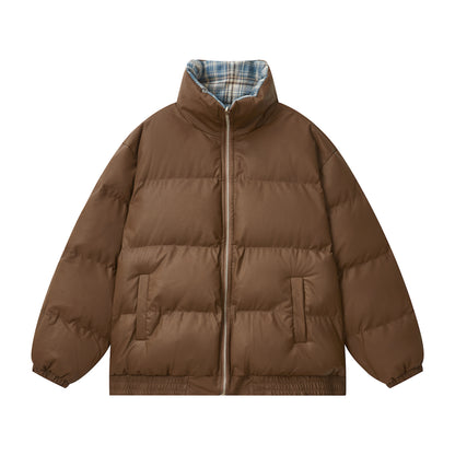 Retro Warm Reversible Winter Jacket