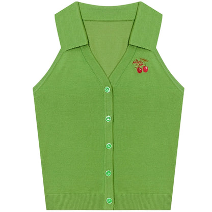 Slim Fit Knitted Vest