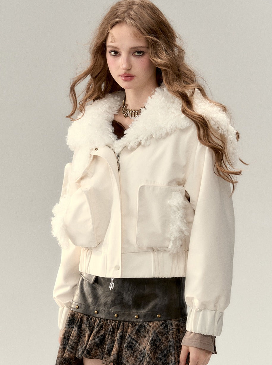 Rabbit Fleece Cotton Jacket