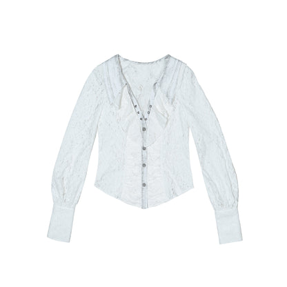 Cutout Punk Vintage Shirt