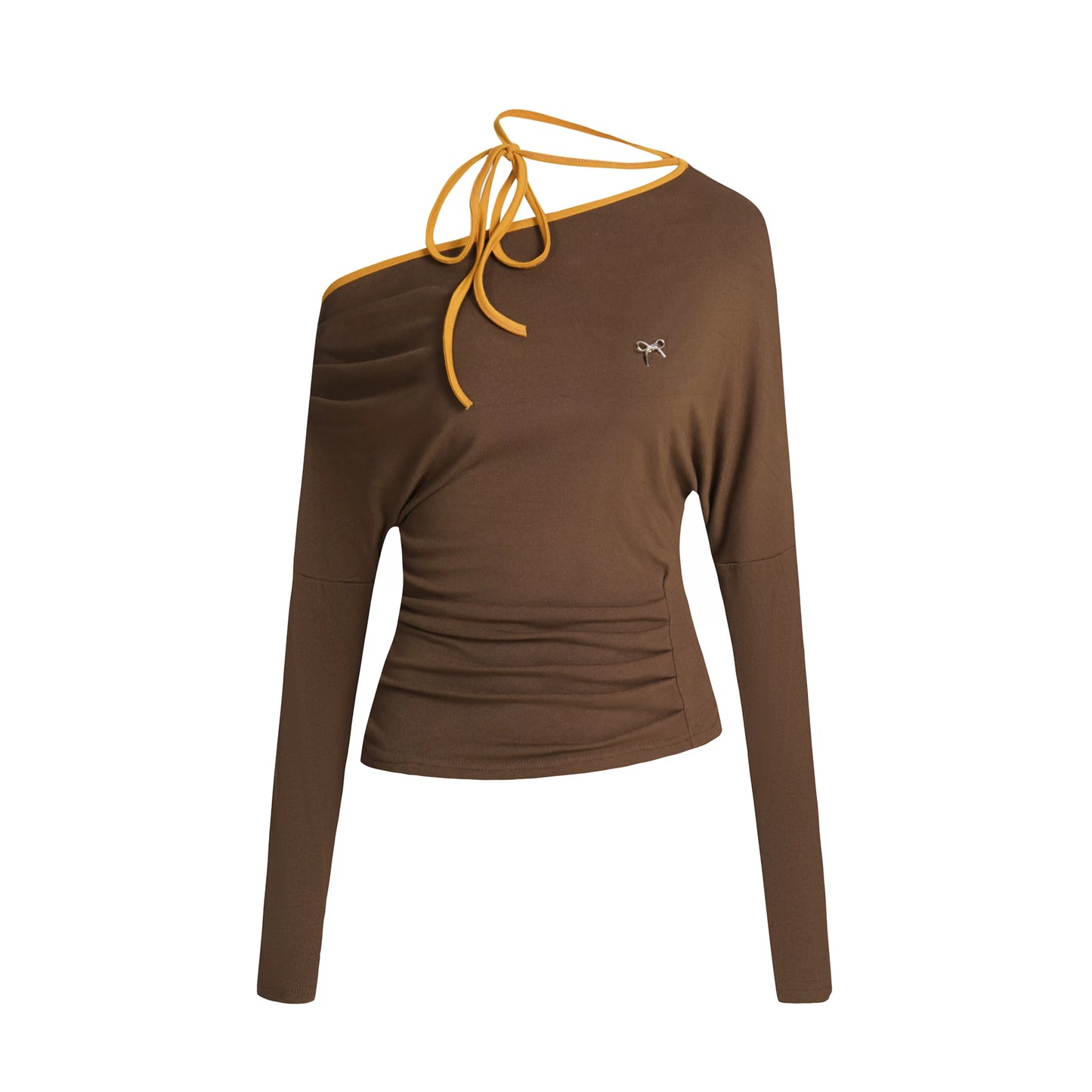 Lace-Up Off-Shoulder Top