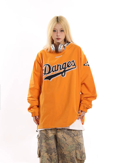 American High Street V-Neck Jersey Sweatshirt