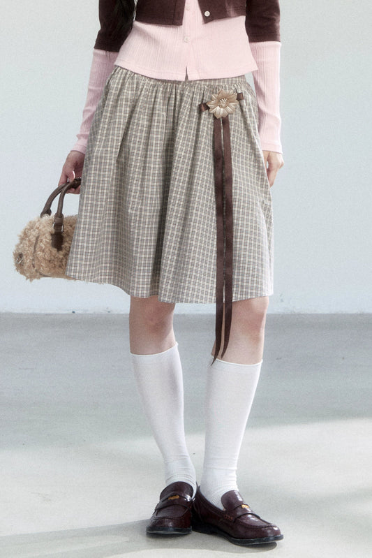 Fragile Flower Midi Skirt