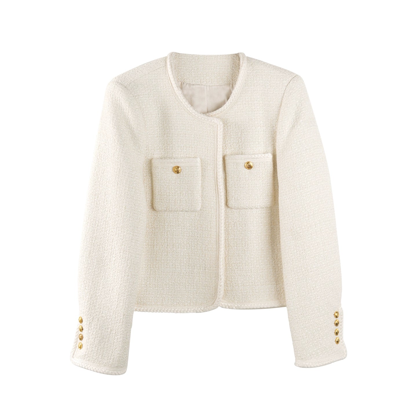 French Tweed Wool Jacket